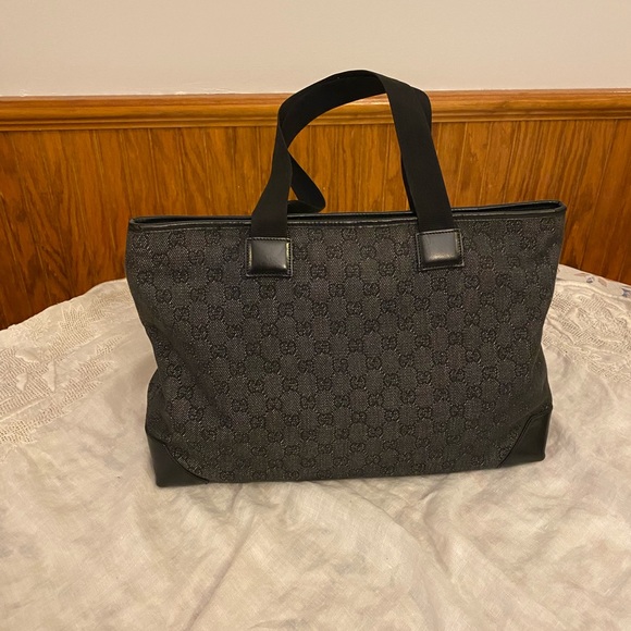 Preowned Gucci Canvas Tote - Picture 6 of 15